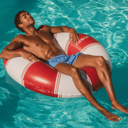 Vintage Tube Float Red